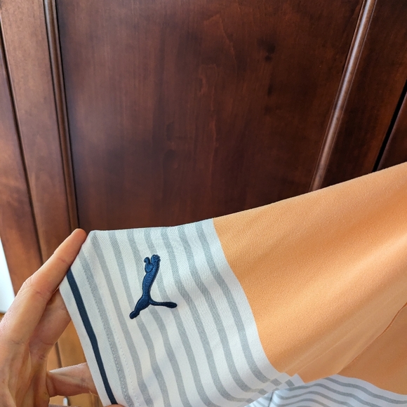 Puma Cloudspun Golf Polo Medium Soft Multi Colour Fabric - Picture 5 of 5